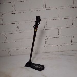 Harry Potter Death Eater Swirl Wand with Stand